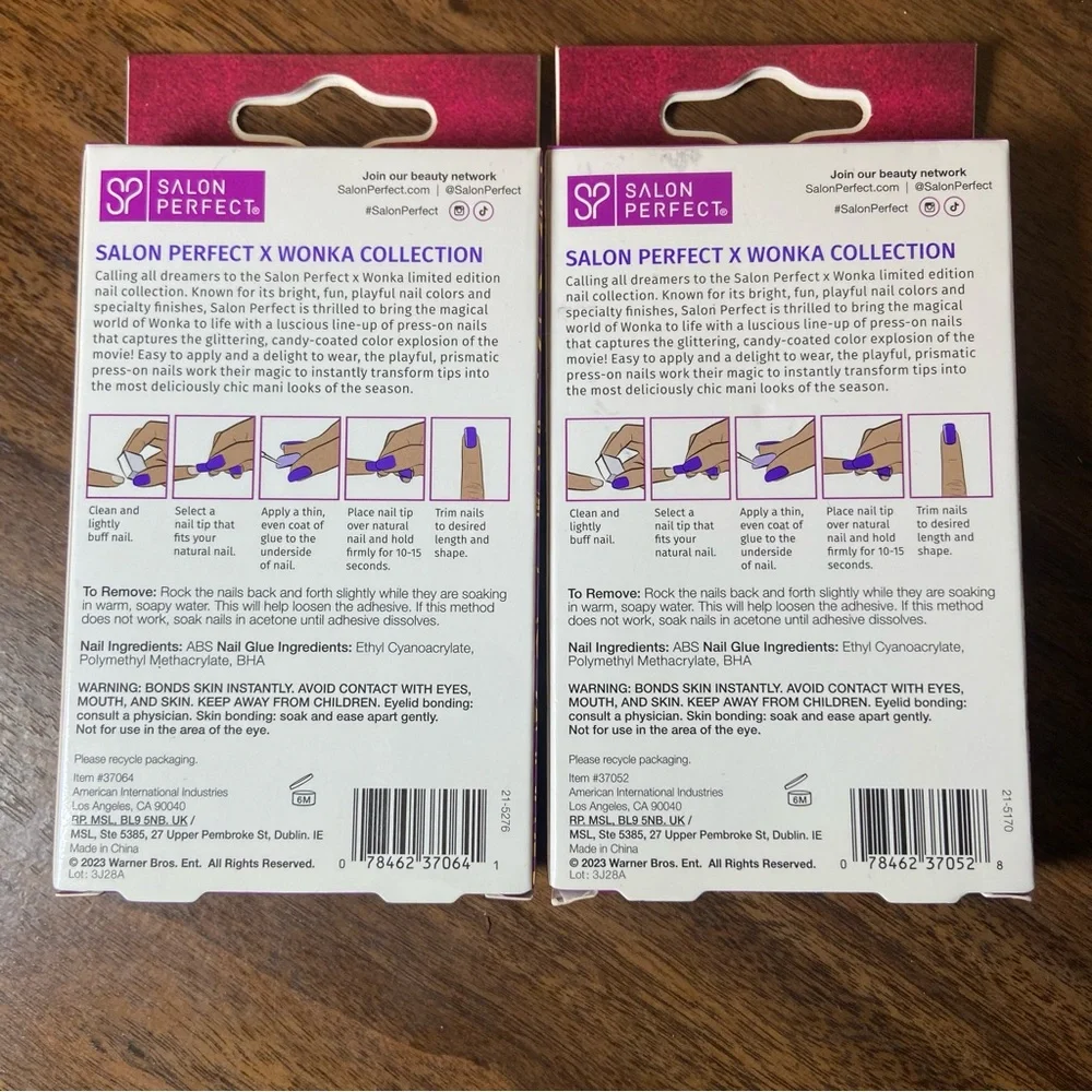 Salon Perfect Limited Edition Wonka Nail Set - Picture 2 of 2